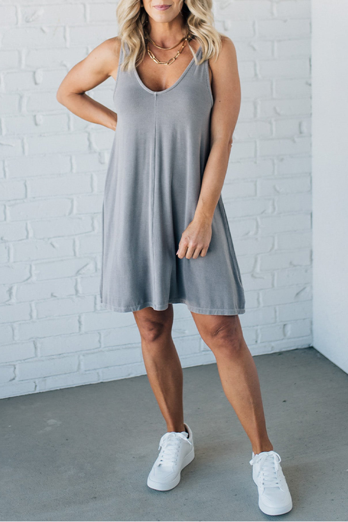 Ribbed Shift Dress