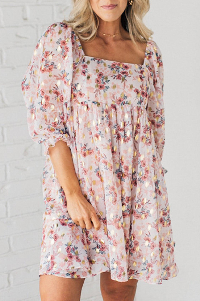 Wendy Floral Babydoll Dress