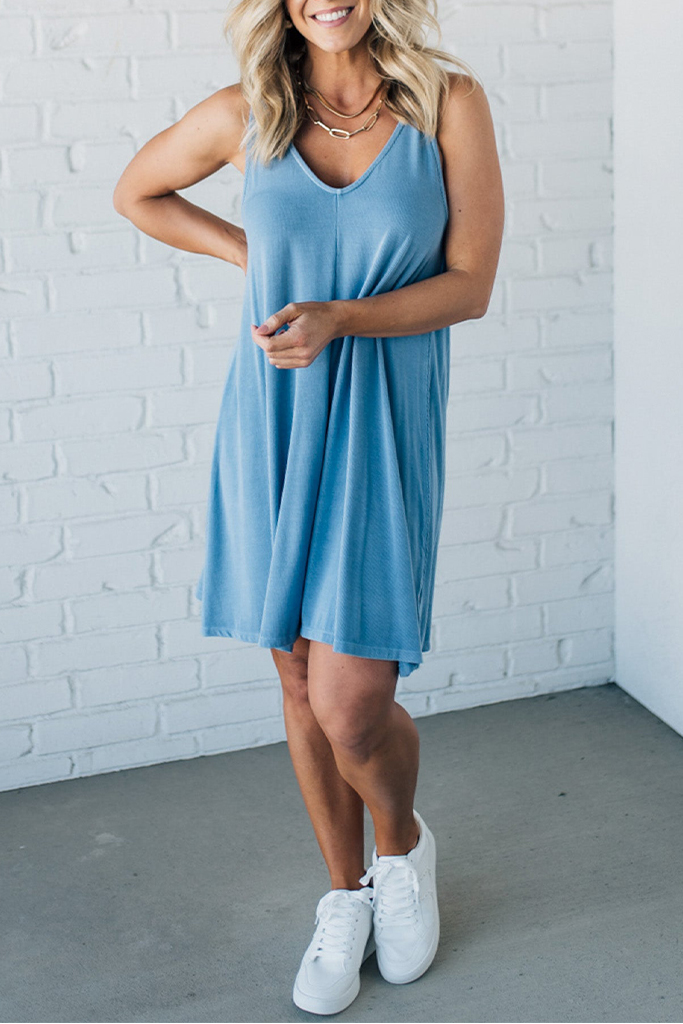 Ribbed Shift Dress