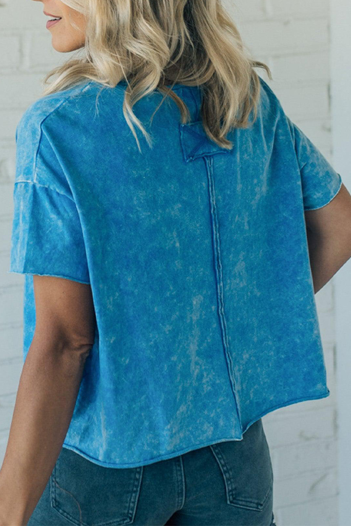 Mineral Wash Boxy Tee
