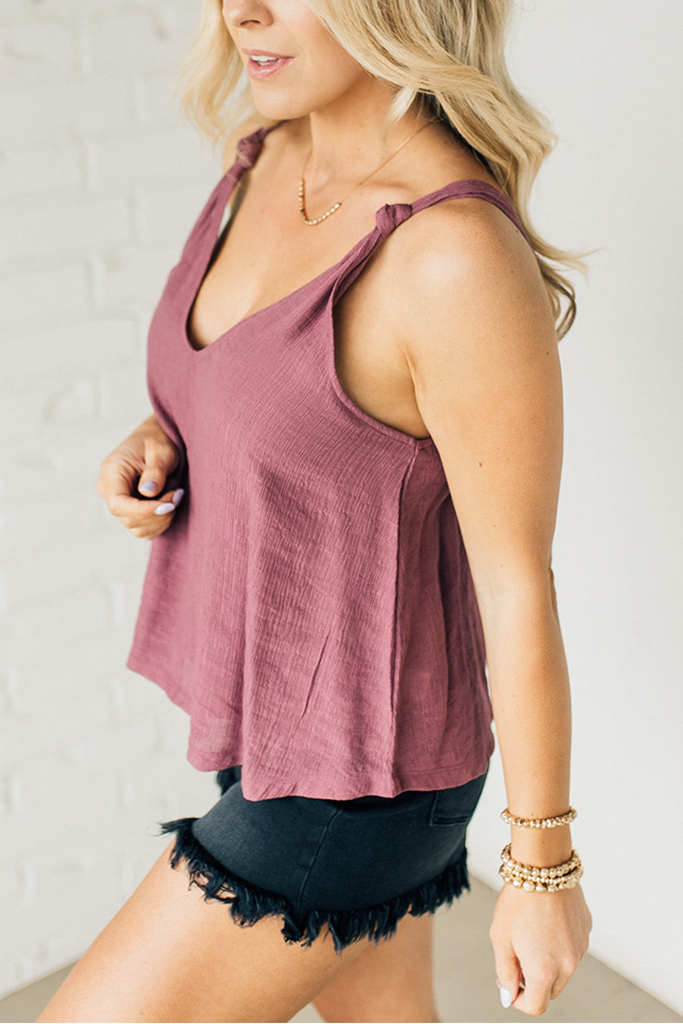 Gemma Knot Strap Tank