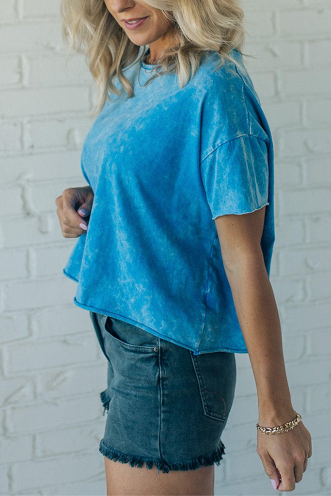 Mineral Wash Boxy Tee