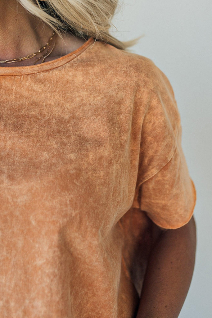 Mineral Wash Boxy Tee