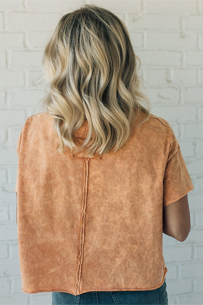Mineral Wash Boxy Tee