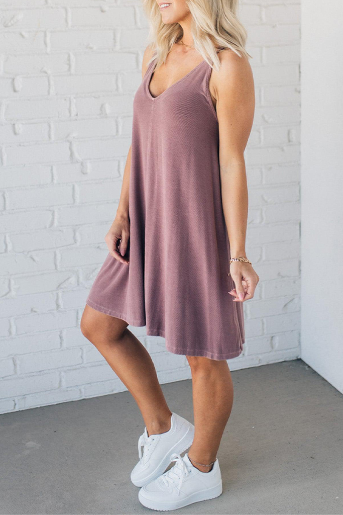 Ribbed Shift Dress