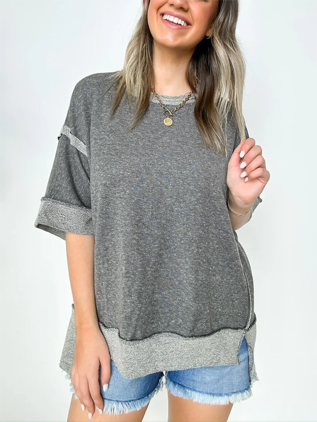 Rhett French Terry Contrast Top