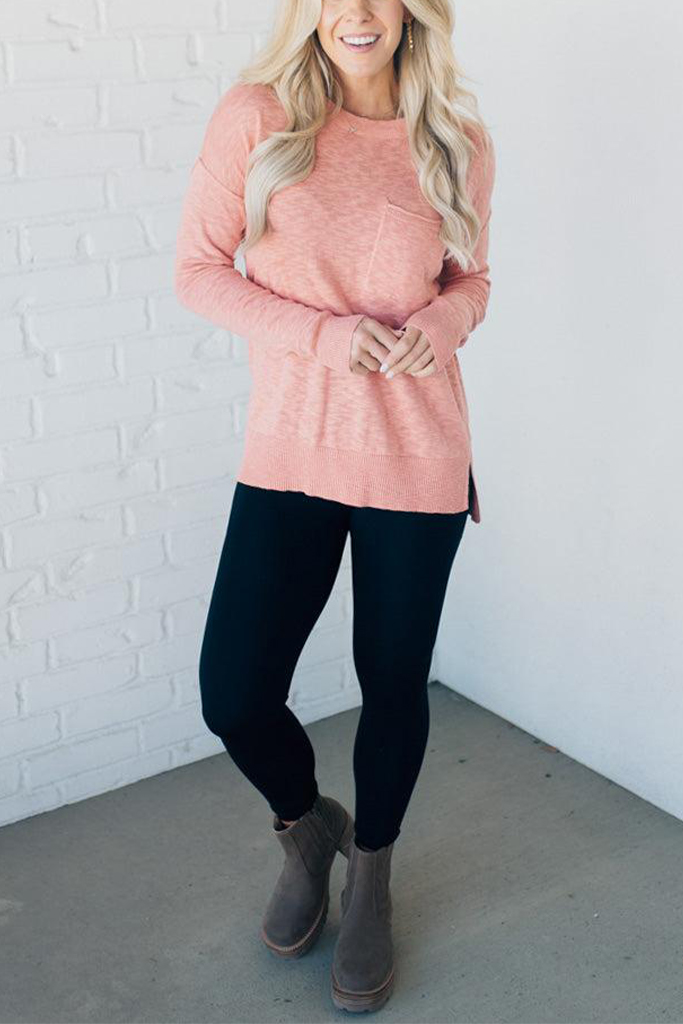 Frankie Crewneck Pocket Sweater