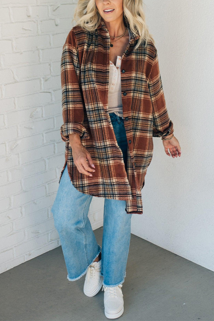 Mid Length Classic Plaid Shacket