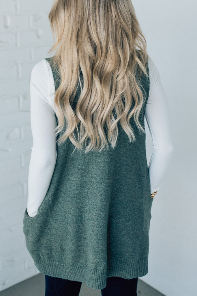 Cozy Pocket Sweater Vest