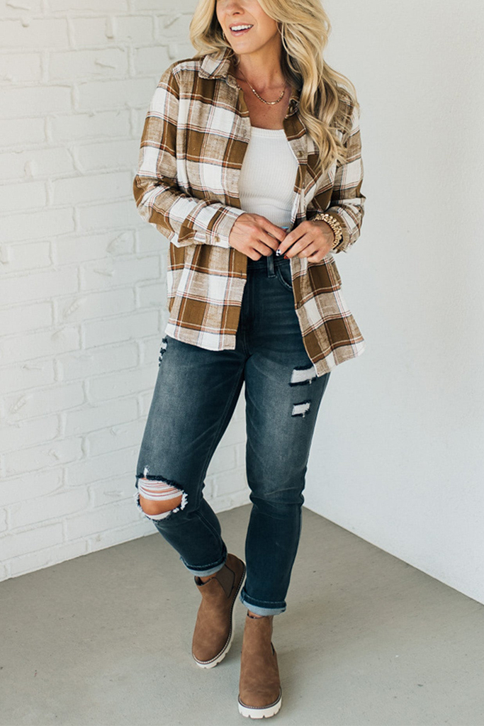 Carter Classic Flannel Plaid Top