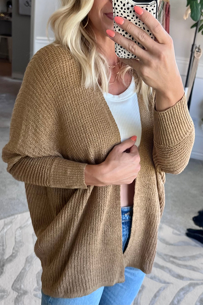 Lightweight Dolman Cardigan
