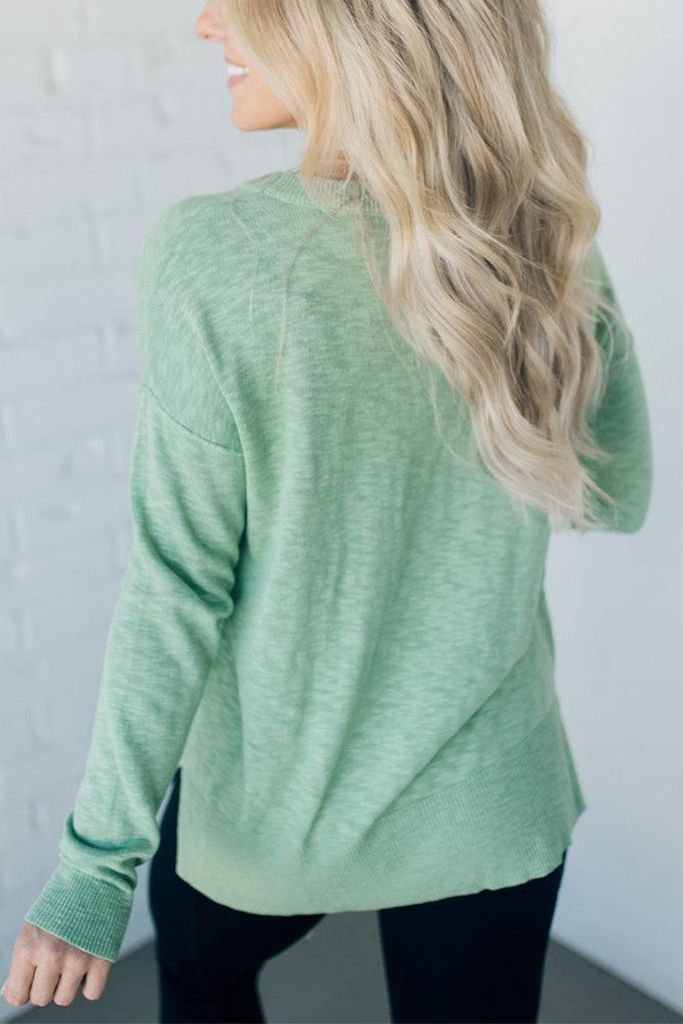 Frankie Crewneck Pocket Sweater