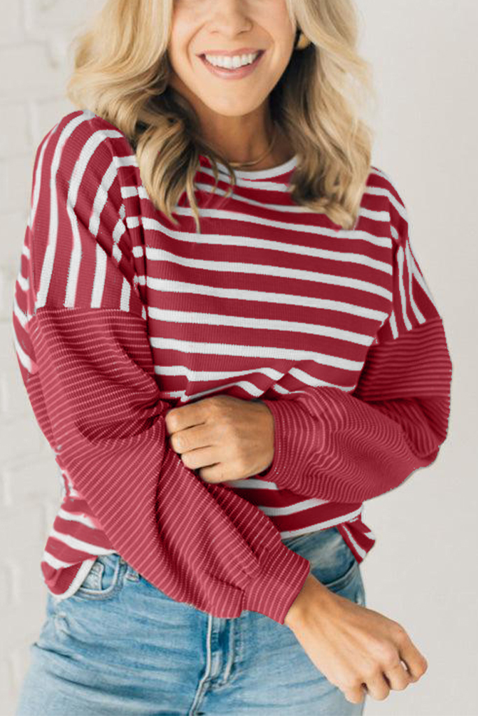 Double Stripe Thermal Top