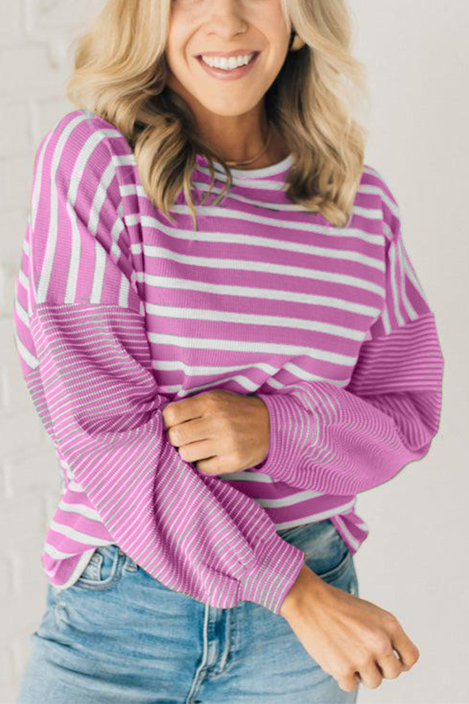 Double Stripe Thermal Top