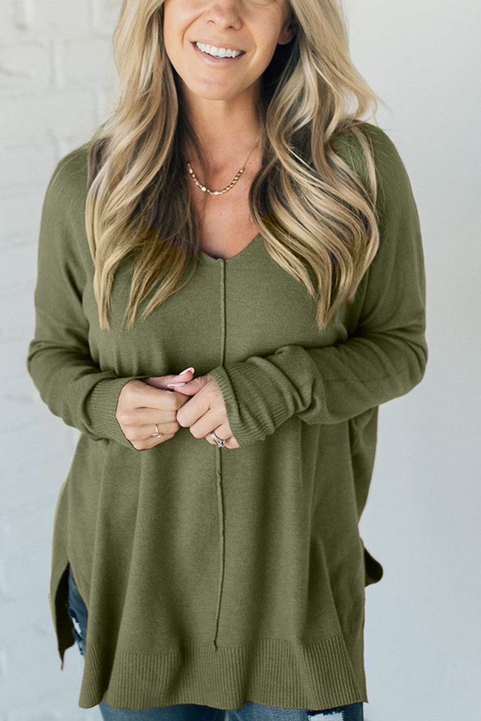 So Soft Seam Front Sweater