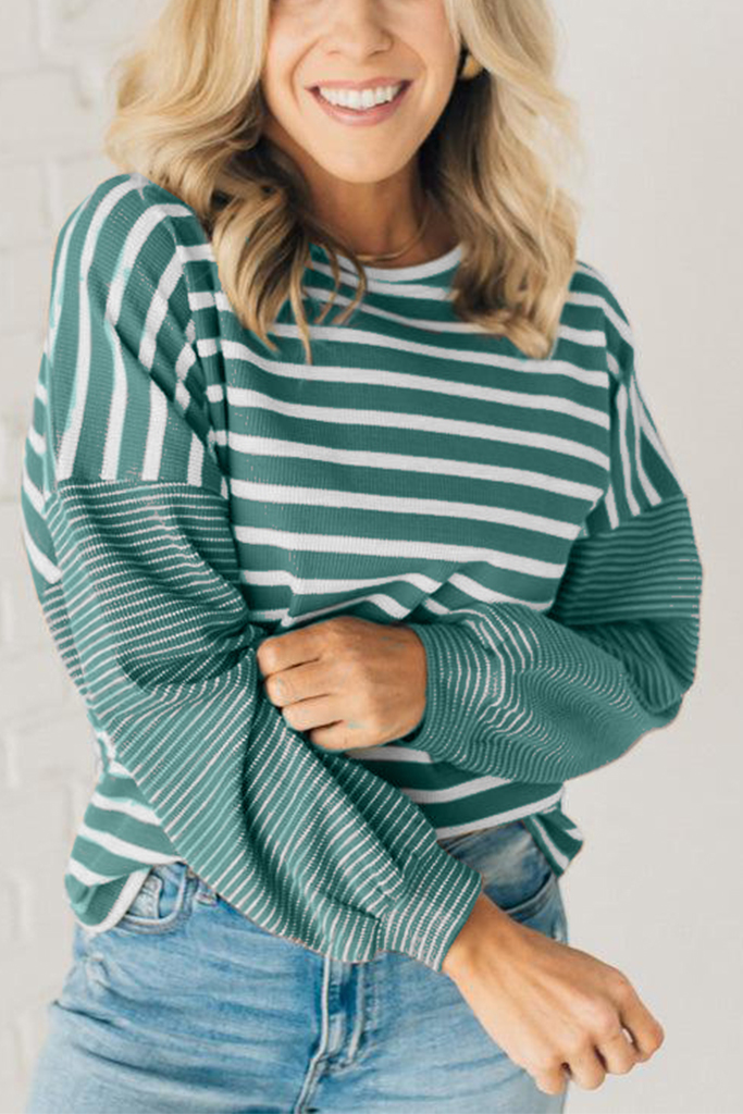 Double Stripe Thermal Top