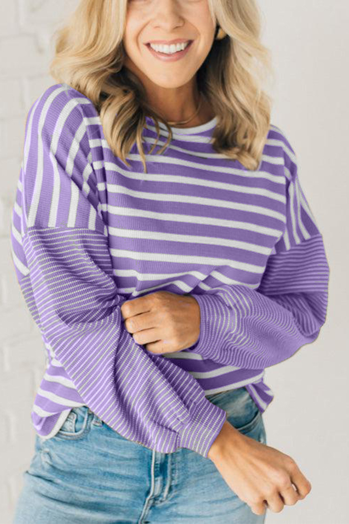 Double Stripe Thermal Top