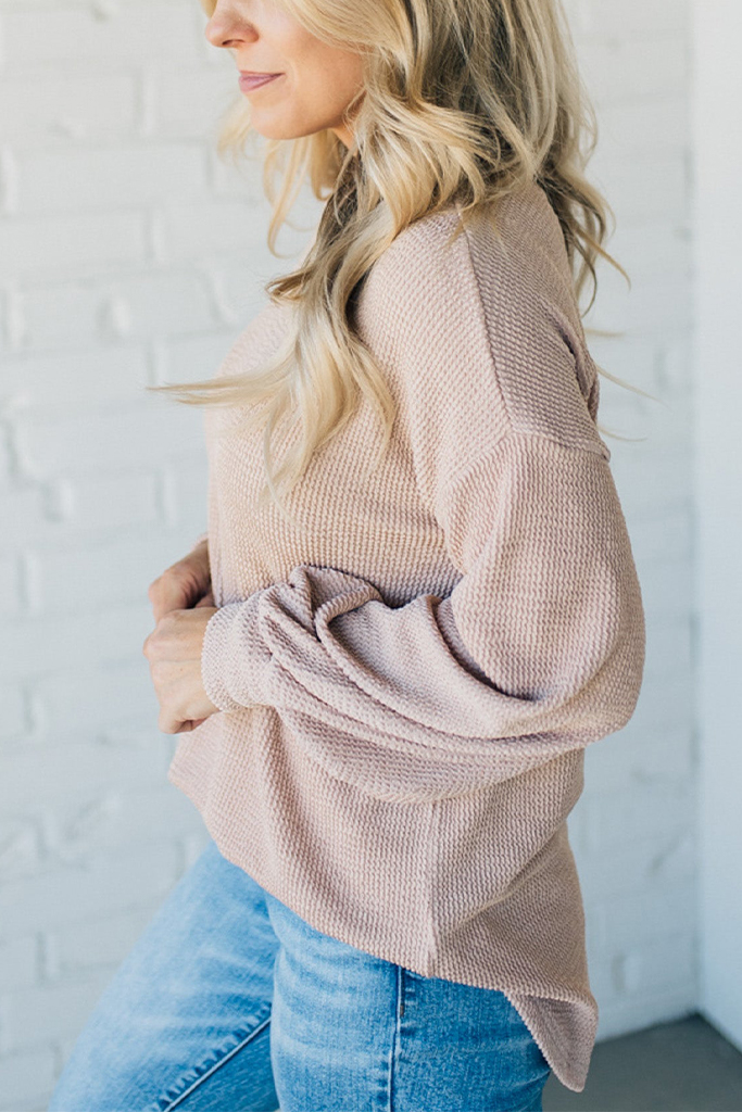 Faye Cord Ribbed Pullover
