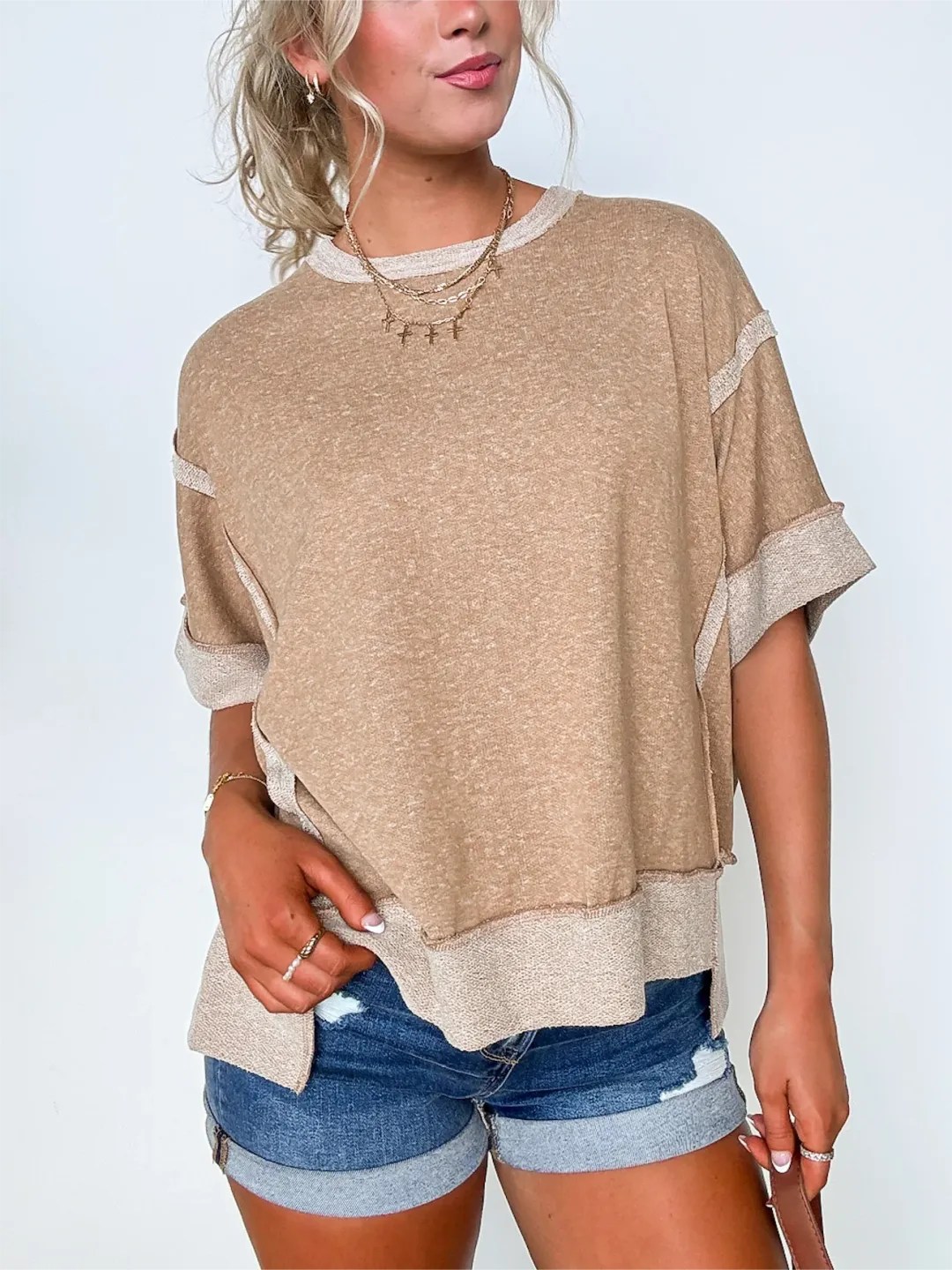 Rhett French Terry Contrast Top