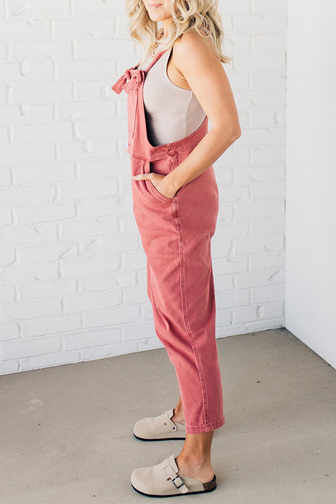 Amy Knot Strap Overalls