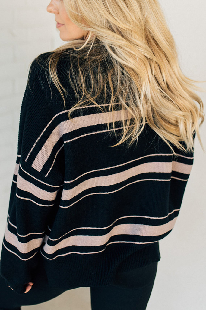 Amberly Striped Sweater