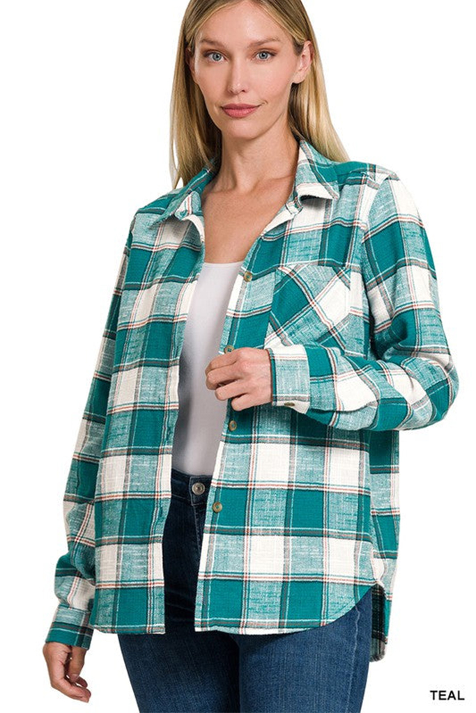 Carter Classic Flannel Plaid Top