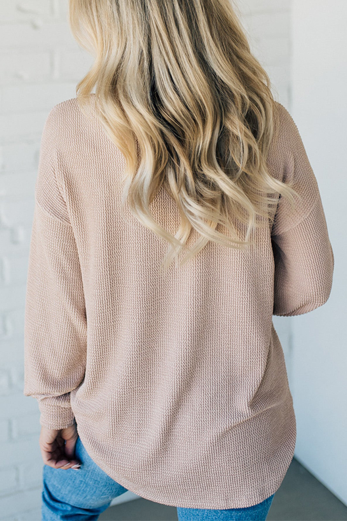Faye Cord Ribbed Pullover