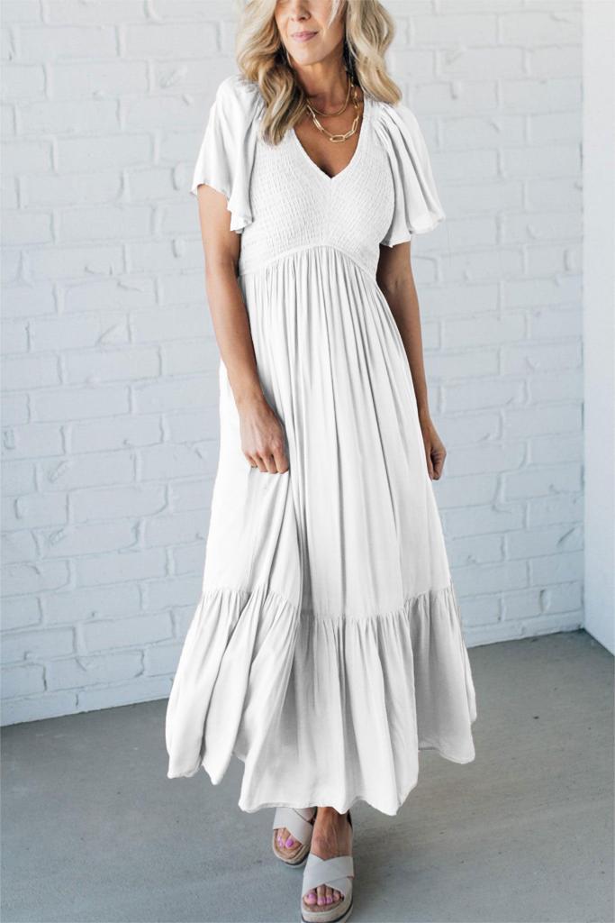 Winnie Smocked Flowy Dress