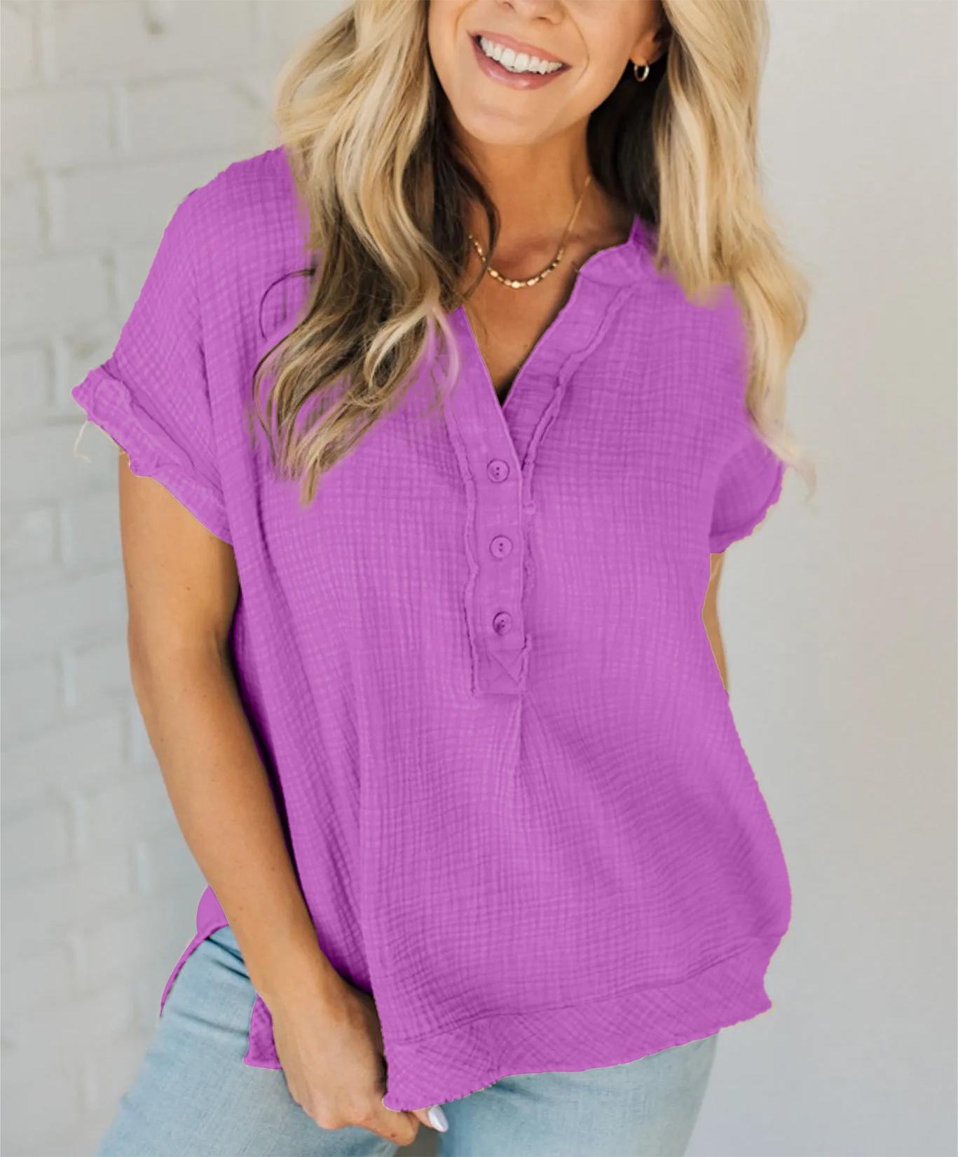 Carter Washed Gauze Henley