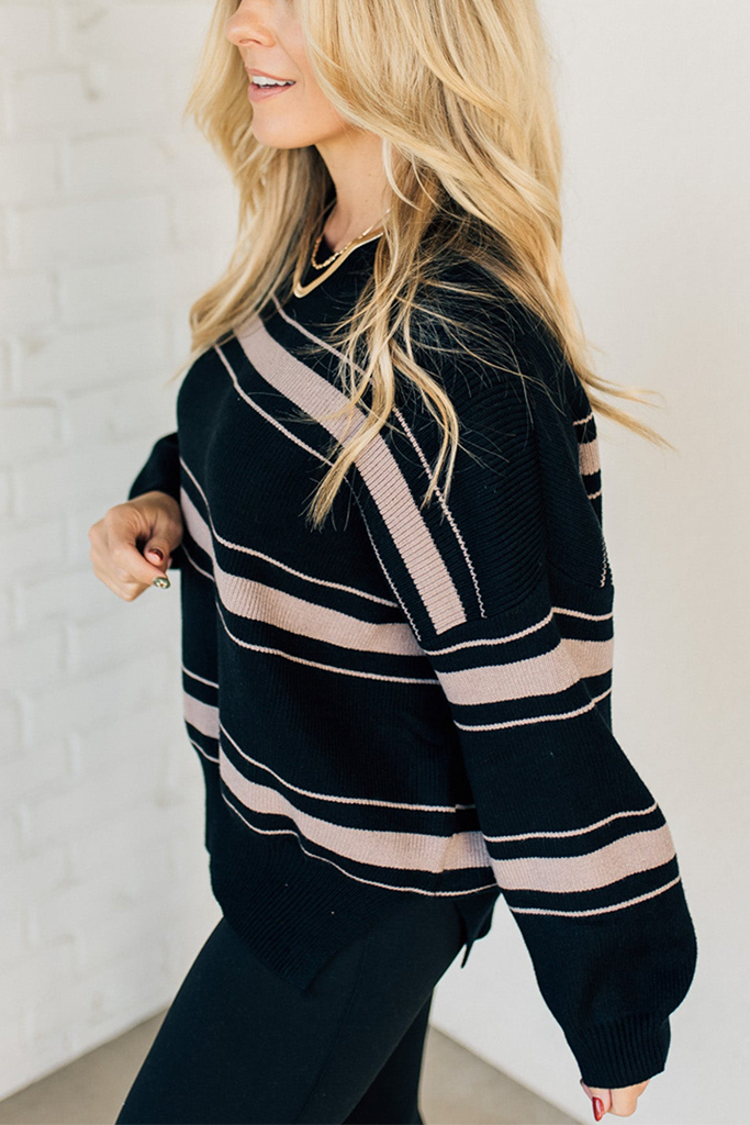 Amberly Striped Sweater