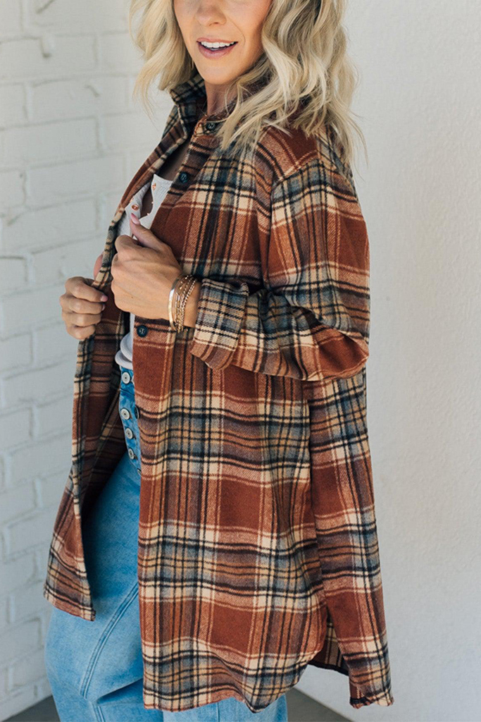 Mid Length Classic Plaid Shacket