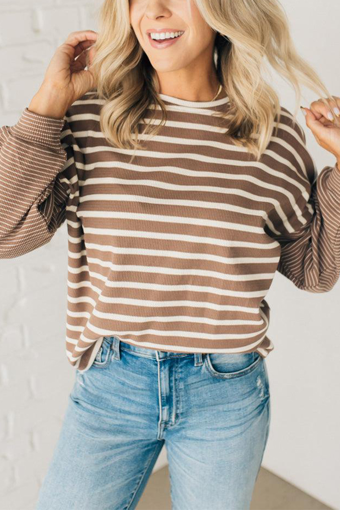 Double Stripe Thermal Top