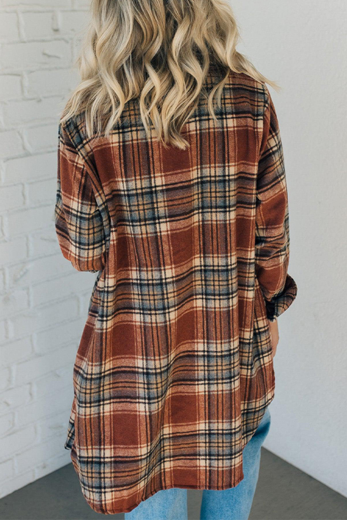 Mid Length Classic Plaid Shacket