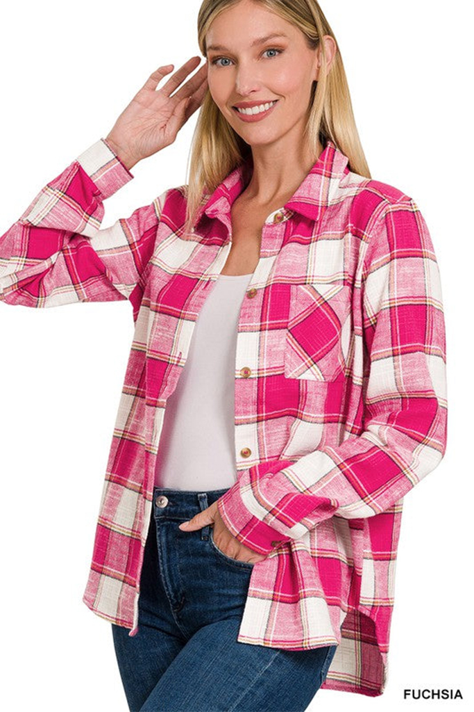 Carter Classic Flannel Plaid Top