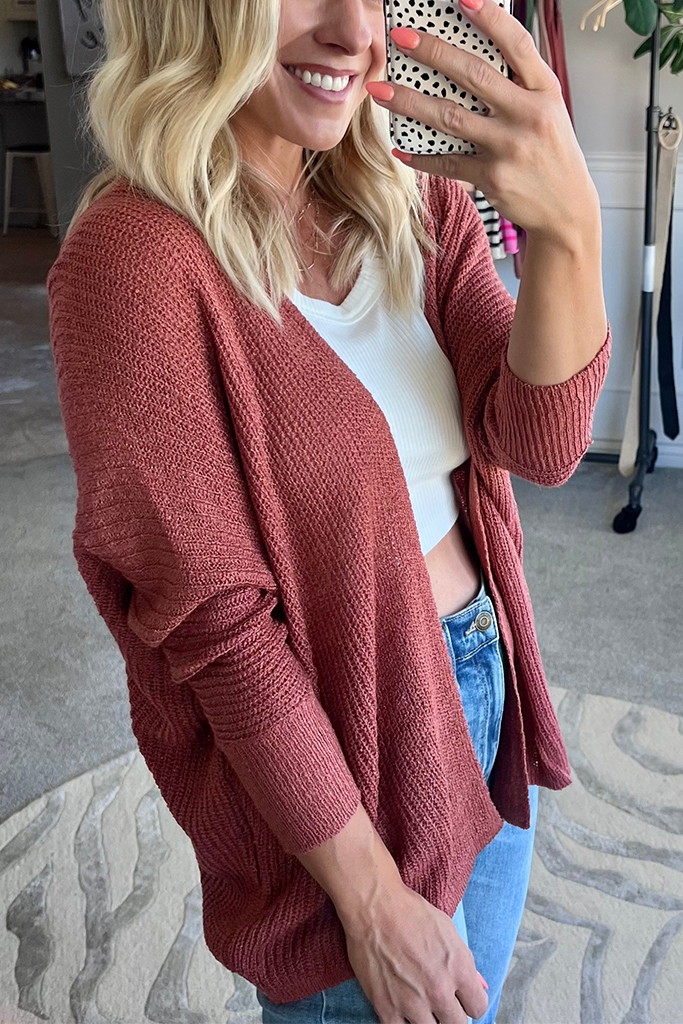 Lightweight Dolman Cardigan