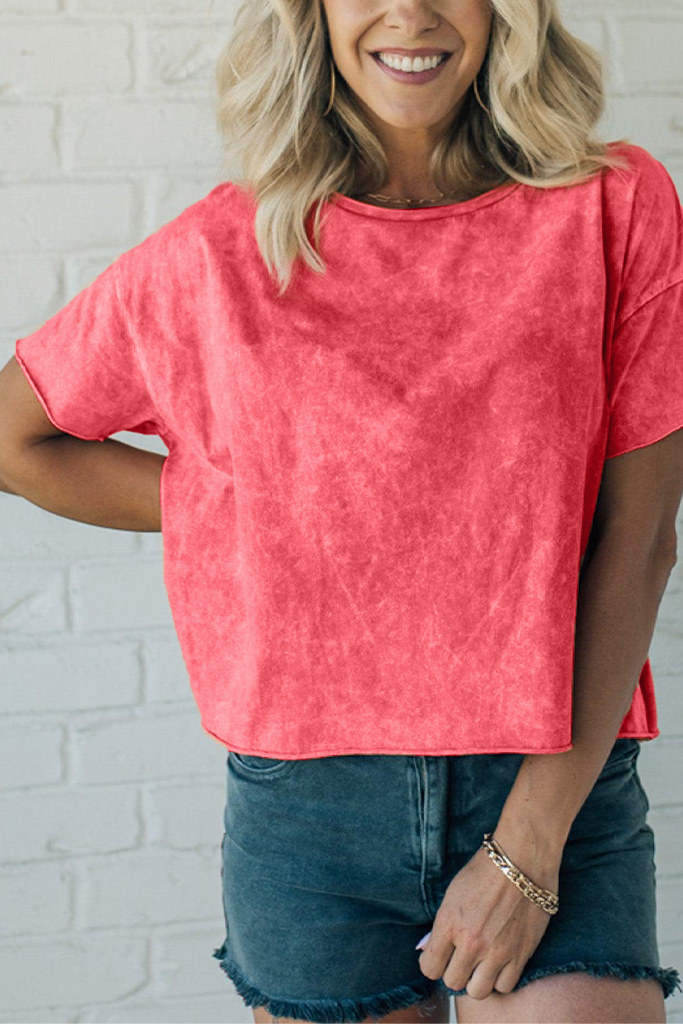 Mineral Wash Boxy Tee
