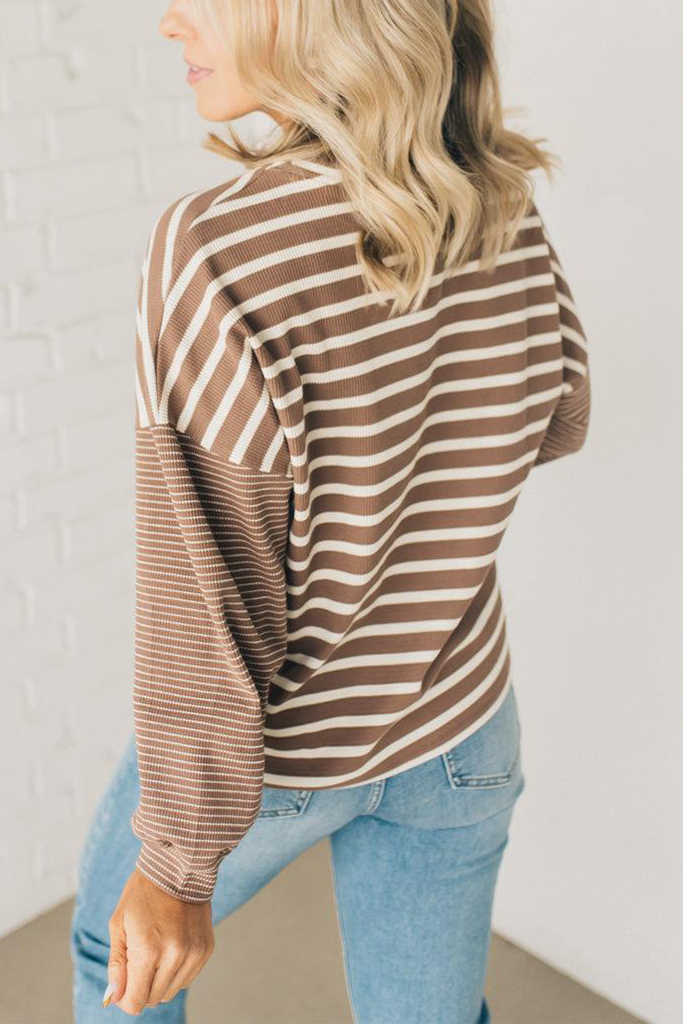 Double Stripe Thermal Top