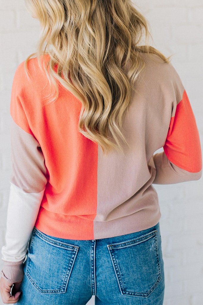 Bright Colorblock Ultra Soft Sweater