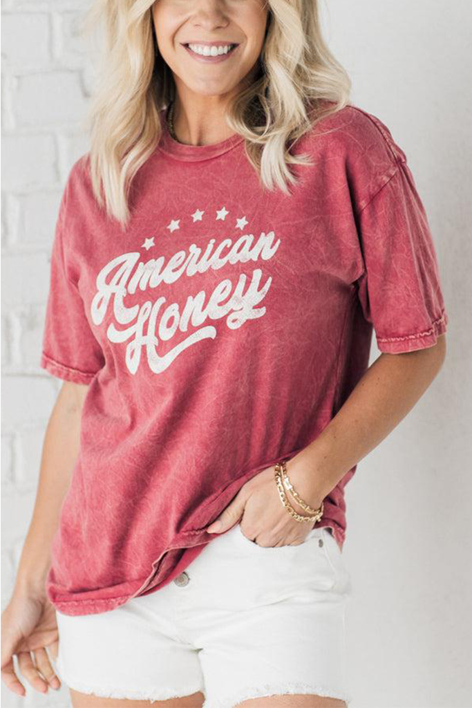American Honey Mineral Wash Graphic Tee