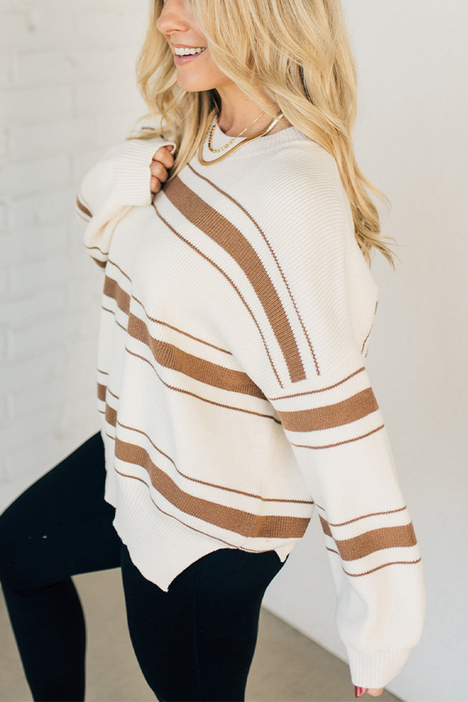 Amberly Striped Sweater