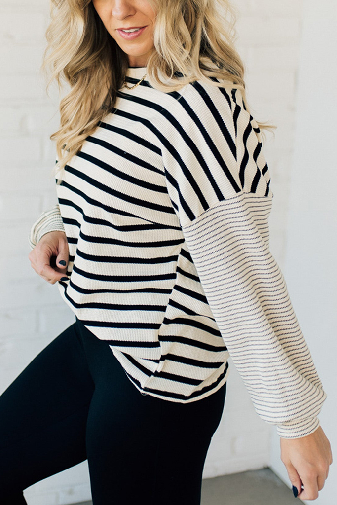Double Stripe Thermal Top