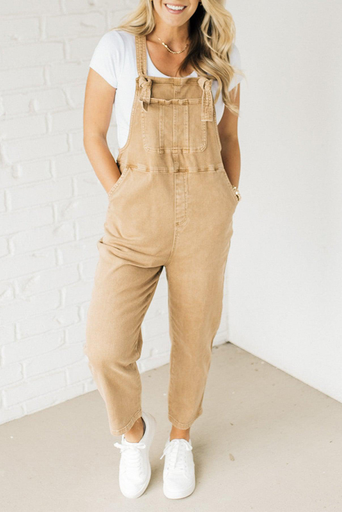 Amy Knot Strap Overalls