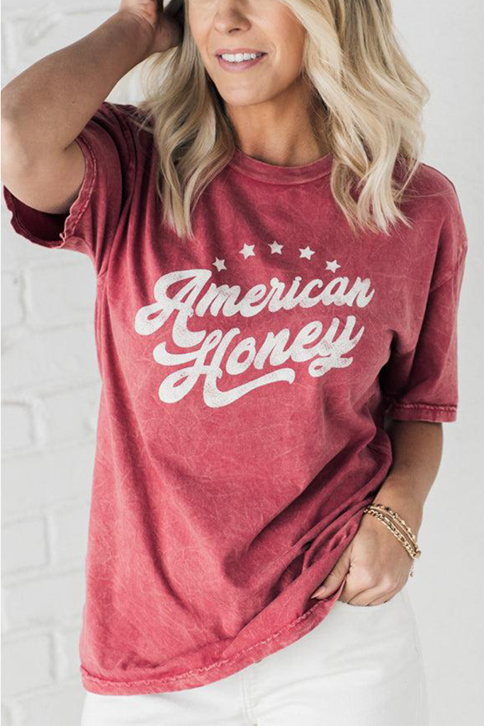 American Honey Mineral Wash Graphic Tee