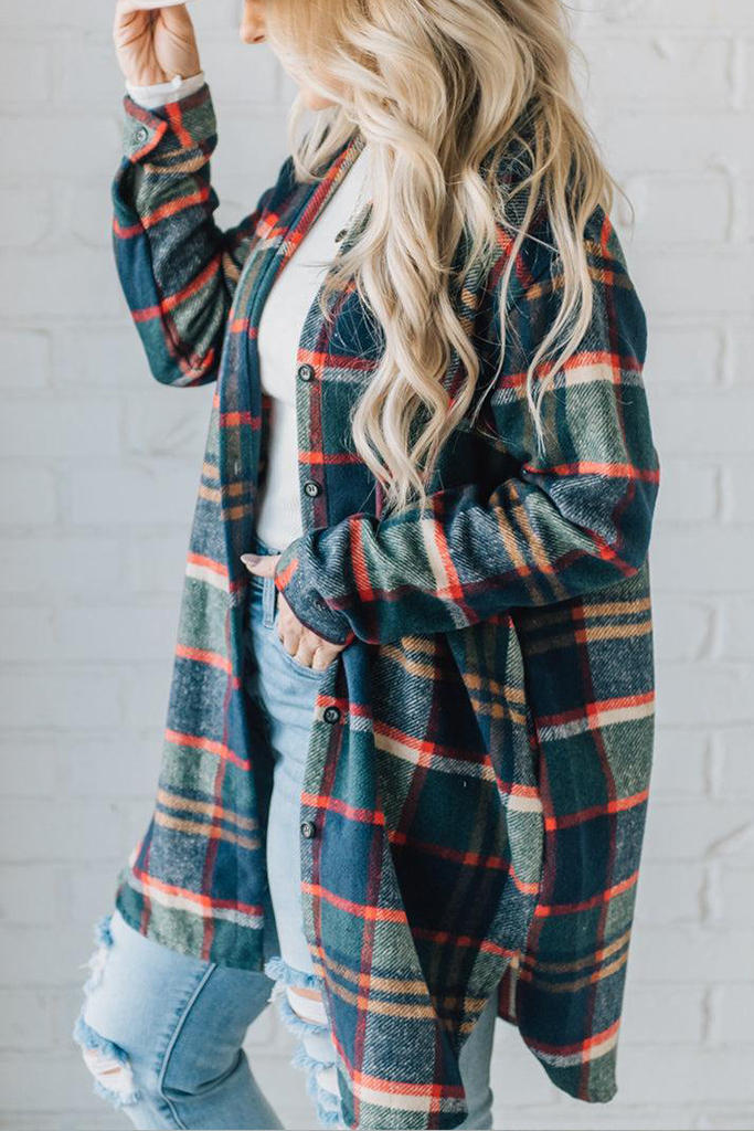 Mid Length Classic Plaid Shacket