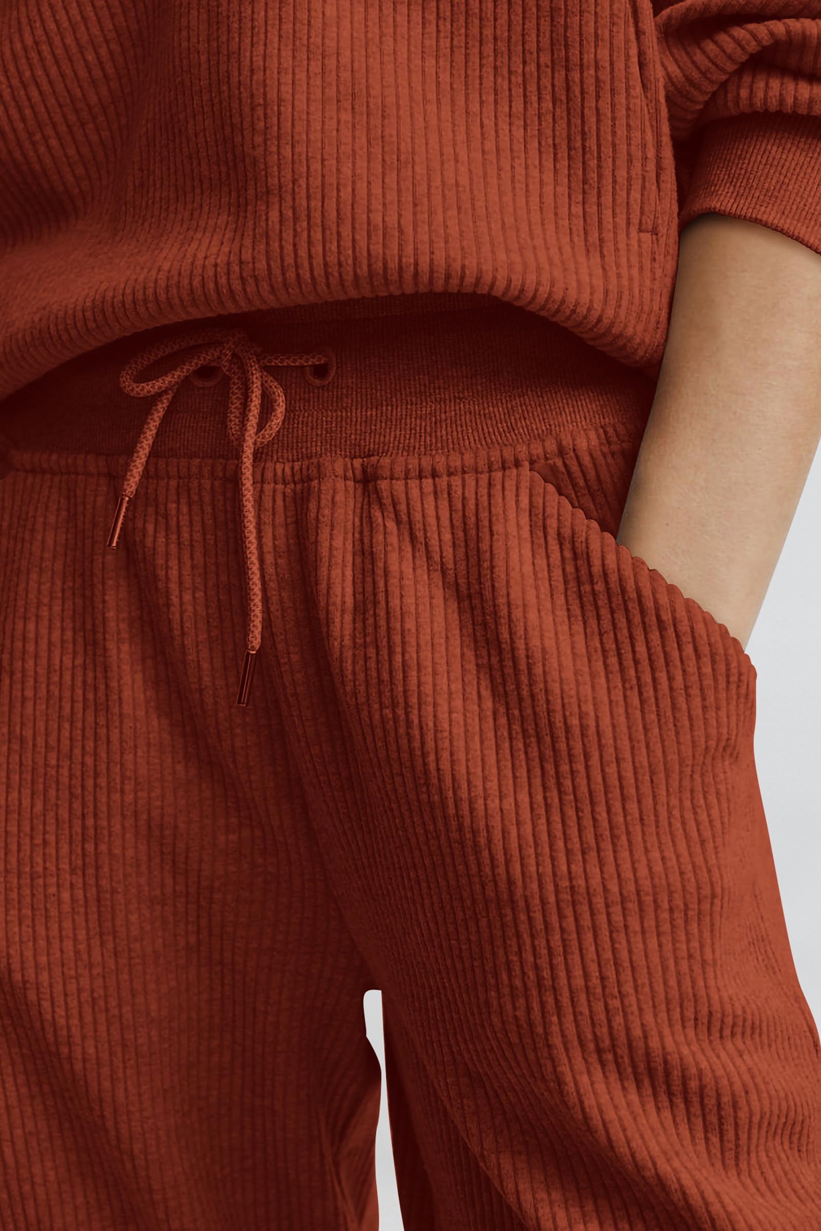 Womens 2 Piece Long Sleeve Half Zip Pullover Fall Tracksuit Sweatsuits Set