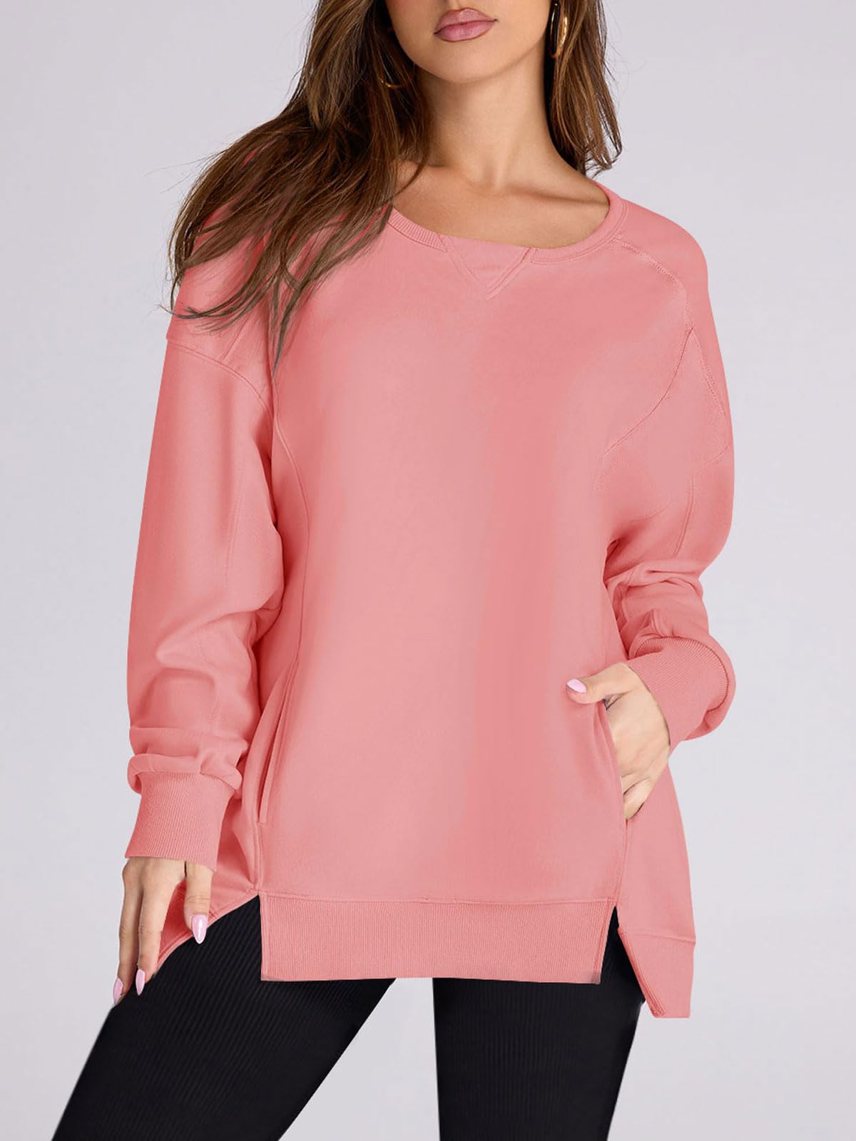 2024 Fall New Women‘s Oversized Pullover with Pockets(buy 2 10% OFF)