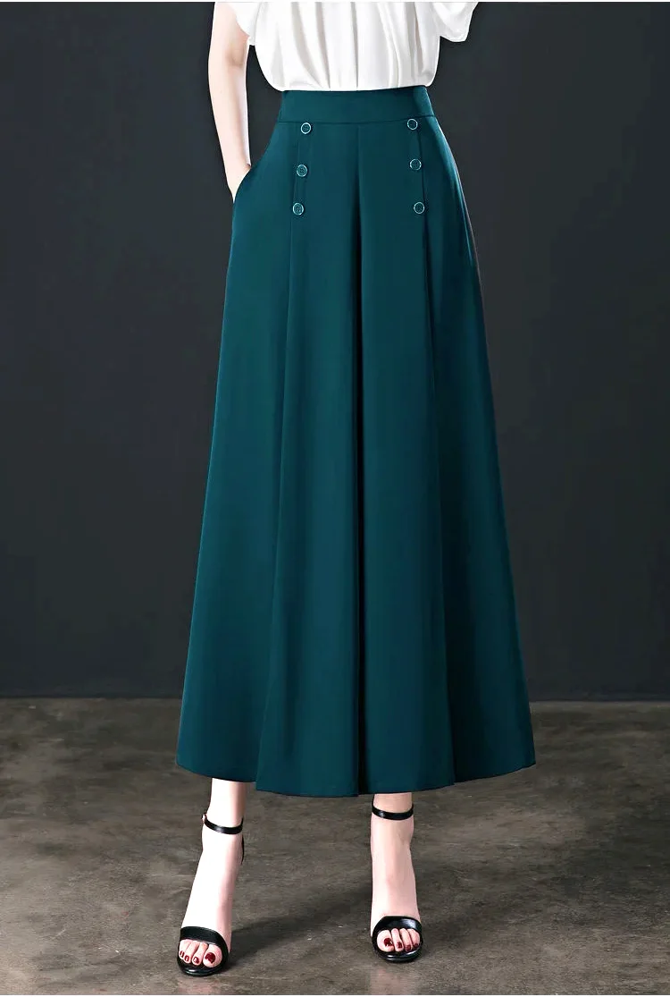 【Fashion Slim Fit】Hot Sale-Pleated Wide Leg Pants