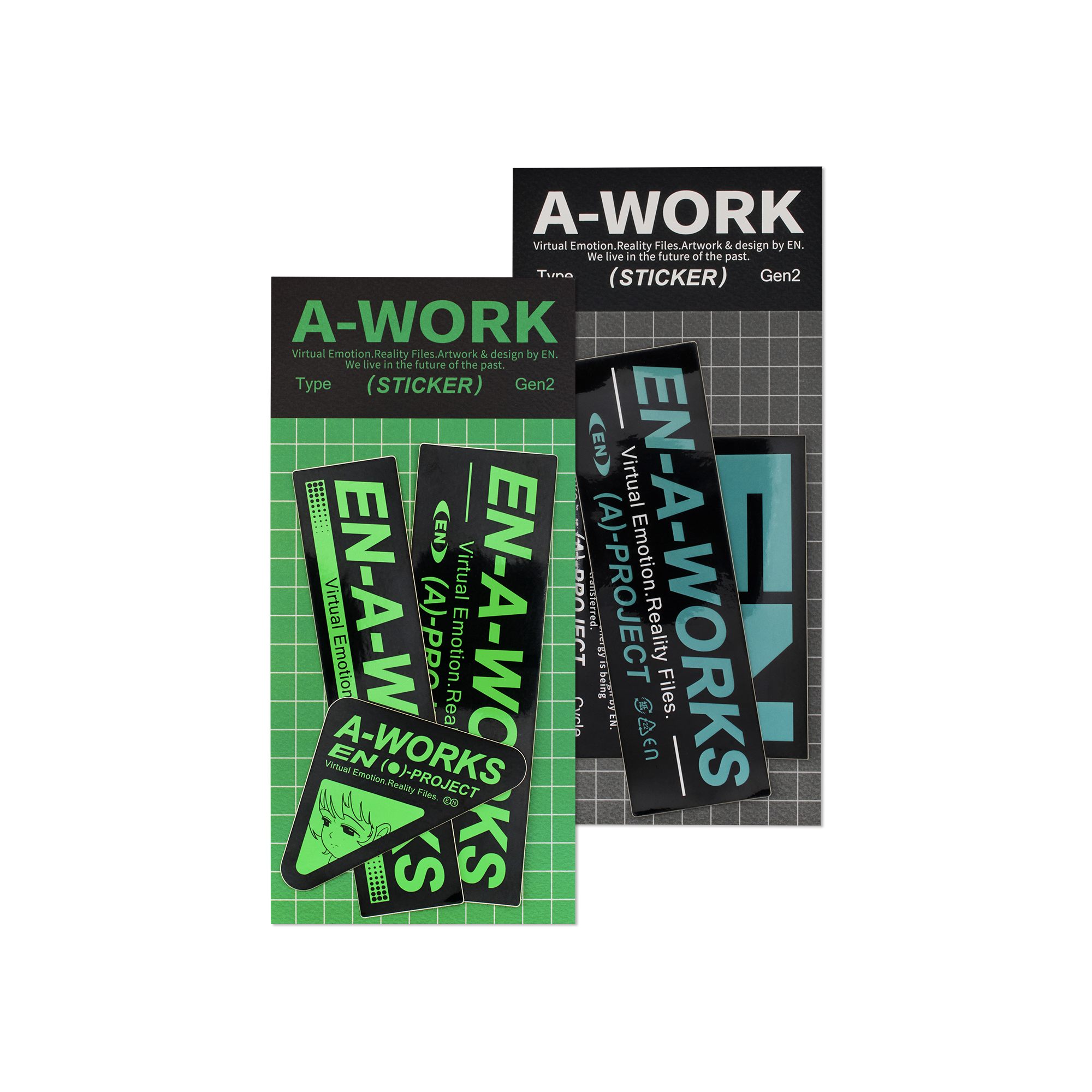 “Code B” Gen2 A-WORK Sticker