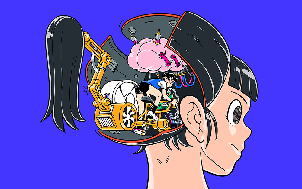 EN A-works Art 女子高中生机动部队 illustration