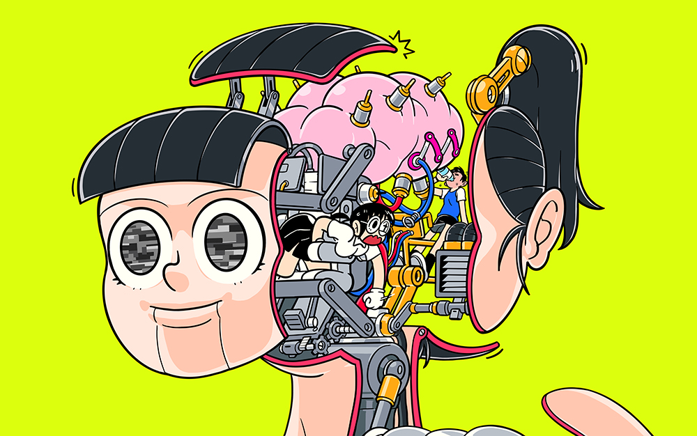 EN A-works Art 女子高中生机动部队 illustration